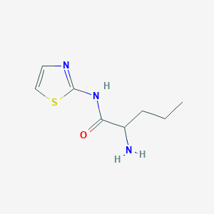 2-amino-N-(1,3-thiazol-2-yl)pentanamide