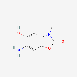 6-Amino-5-hydroxy-3-methyl-2,3-dihydro-1,3-benzoxazol-2-one