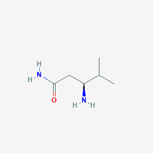 (3S)-3-amino-4-methylpentanamide