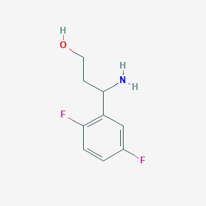 3-Amino-3-(2,5-difluorophenyl)propan-1-ol