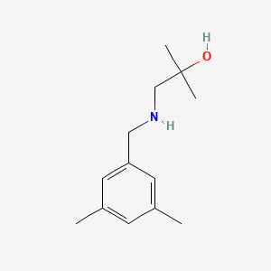 1-{[(3,5-Dimethylphenyl)methyl]amino}-2-methylpropan-2-ol