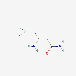 3-Amino-4-cyclopropylbutanamide