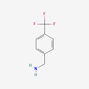 molecular formula C8H8F3N B1329585 4-(三氟甲基)苄胺 CAS No. 3300-51-4