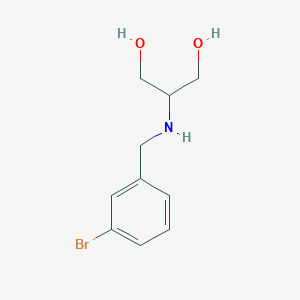 2-{[(3-Bromophenyl)methyl]amino}propane-1,3-diol