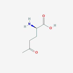 (2R)-2-amino-5-oxohexanoic acid