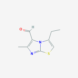 3-Ethyl-6-methylimidazo[2,1-B]thiazole-5-carboxaldehyde