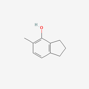 molecular formula C10H12O B1329593 5-甲基茚-4-醇 CAS No. 20294-31-9