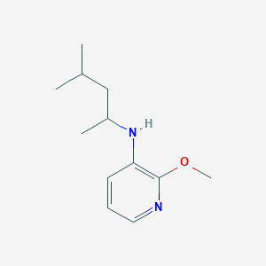 molecular formula C12H20N2O B13295937 2-methoxy-N-(4-methylpentan-2-yl)pyridin-3-amine 