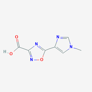 5-(1-Methyl-1H-imidazol-4-yl)-1,2,4-oxadiazole-3-carboxylic acid