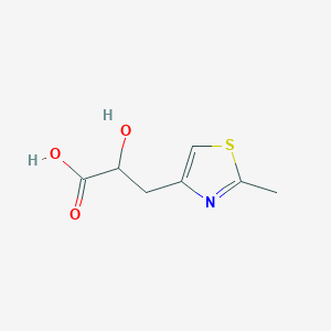 2-Hydroxy-3-(2-methyl-1,3-thiazol-4-yl)propanoic acid