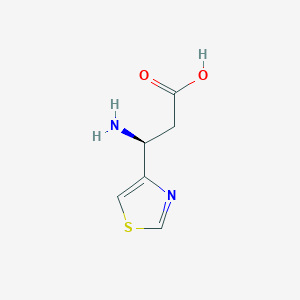 (3S)-3-amino-3-(1,3-thiazol-4-yl)propanoic acid