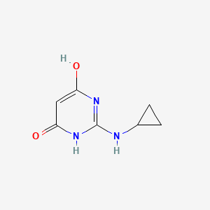 2-(Cyclopropylamino)pyrimidine-4,6-diol