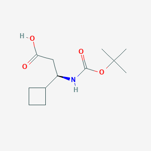 (R)-3-Tert-butoxycarbonylamino-3-cyclobutyl-propionic acid