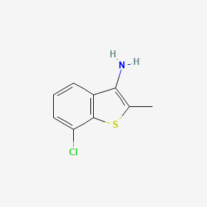 7-Chloro-2-methyl-1-benzothiophen-3-amine