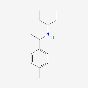 [1-(4-Methylphenyl)ethyl](pentan-3-YL)amine