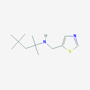 2,4,4-Trimethyl-N-(thiazol-5-ylmethyl)pentan-2-amine