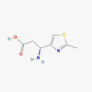 (3R)-3-Amino-3-(2-methyl(1,3-thiazol-4-YL))propanoic acid