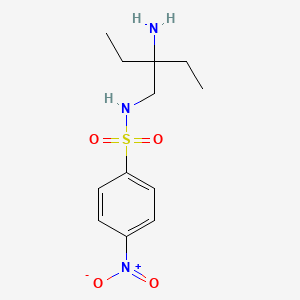 N-(2-Amino-2-ethylbutyl)-4-nitrobenzene-1-sulfonamide