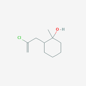 2-(2-Chloro-2-propenyl)-1-methylcyclohexanol