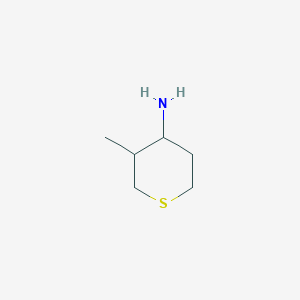 3-Methyltetrahydro-2h-thiopyran-4-amine