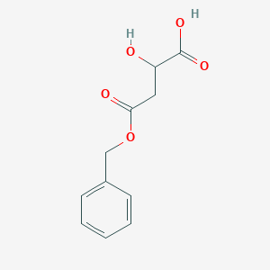 molecular formula C11H12O5 B13296094 3-(Benzyloxycarbonyl)-2-hydroxypropanoic acid 