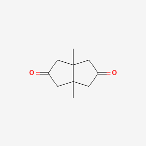 molecular formula C10H14O2 B1329611 顺式-1,5-二甲基双环[3.3.0]辛烷-3,7-二酮 CAS No. 21170-10-5