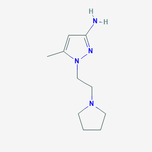 5-Methyl-1-[2-(pyrrolidin-1-yl)ethyl]-1H-pyrazol-3-amine