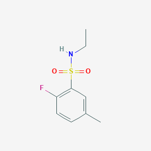 N-Ethyl-2-fluoro-5-methylbenzene-1-sulfonamide