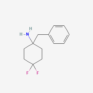 1-Benzyl-4,4-difluorocyclohexan-1-amine