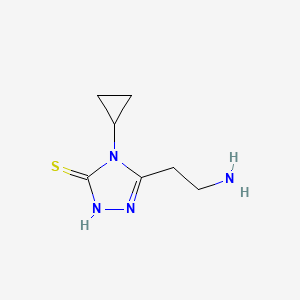 5-(2-Aminoethyl)-4-cyclopropyl-4H-1,2,4-triazole-3-thiol