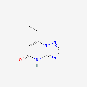 molecular formula C7H8N4O B13296194 7-ethyl-4H,5H-[1,2,4]triazolo[1,5-a]pyrimidin-5-one 