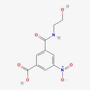 molecular formula C10H10N2O6 B1329622 3-((2-羟乙基)氨基甲酰基)-5-硝基苯甲酸 CAS No. 22871-56-3