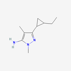 3-(2-Ethylcyclopropyl)-1,4-dimethyl-1H-pyrazol-5-amine