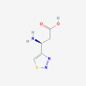 (3S)-3-Amino-3-(1,2,3-thiadiazol-4-yl)propanoic acid