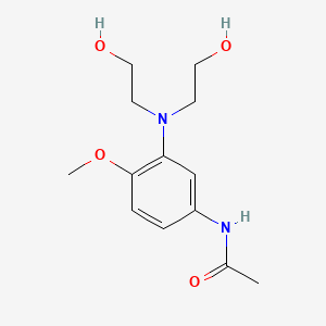 molecular formula C13H20N2O4 B1329629 N-(3-(双(2-羟乙基)氨基)-4-甲氧基苯基)乙酰胺 CAS No. 24530-67-4