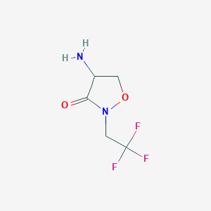 4-Amino-2-(2,2,2-trifluoroethyl)-1,2-oxazolidin-3-one