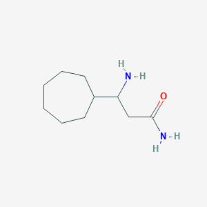 3-Amino-3-cycloheptylpropanamide