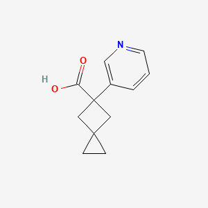 5-(Pyridin-3-yl)spiro[2.3]hexane-5-carboxylic acid