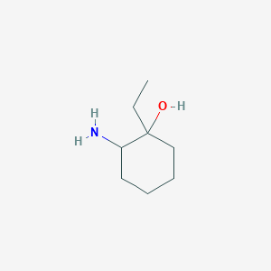 2-Amino-1-ethylcyclohexan-1-OL