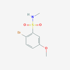 2-Bromo-5-methoxy-N-methylbenzene-1-sulfonamide