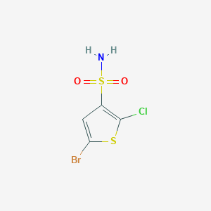 5-Bromo-2-chlorothiophene-3-sulfonamide