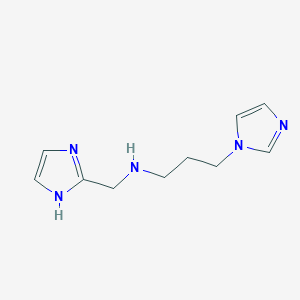 [3-(1H-Imidazol-1-yl)propyl](1H-imidazol-2-ylmethyl)amine