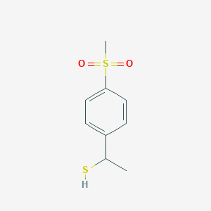 1-(4-Methanesulfonylphenyl)ethane-1-thiol