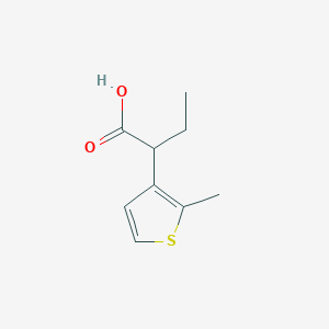 2-(2-Methylthiophen-3-yl)butanoic acid