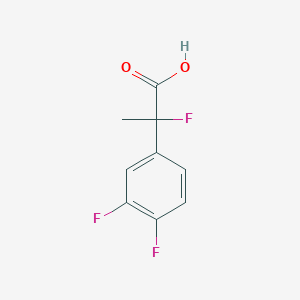 2-(3,4-Difluorophenyl)-2-fluoropropanoic acid