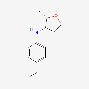 N-(4-Ethylphenyl)-2-methyloxolan-3-amine