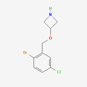 3-[(2-Bromo-5-chlorophenyl)methoxy]azetidine