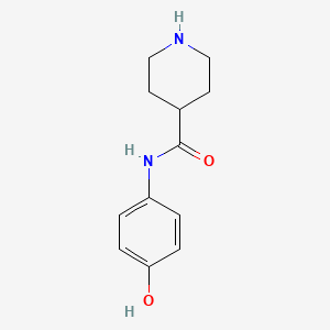 N-(4-hydroxyphenyl)piperidine-4-carboxamide