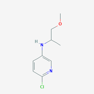 6-chloro-N-(1-methoxypropan-2-yl)pyridin-3-amine