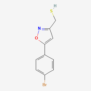 [5-(4-Bromophenyl)-1,2-oxazol-3-YL]methanethiol